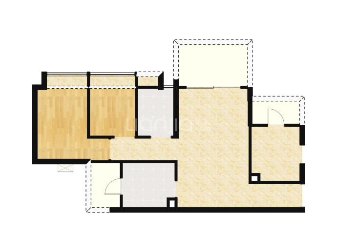 新鸿基珑汇--建面 72m²