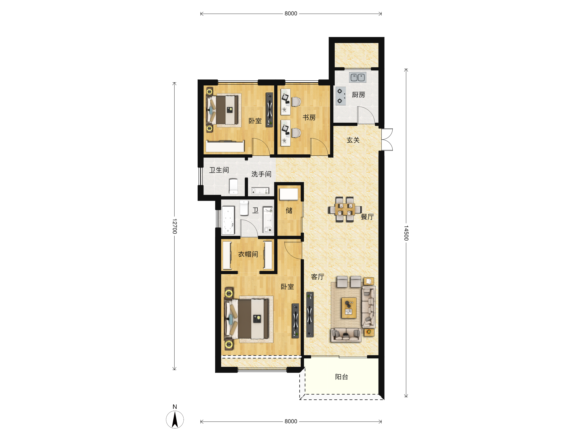 沣水云岭户型图(沣水云岭链家新房)