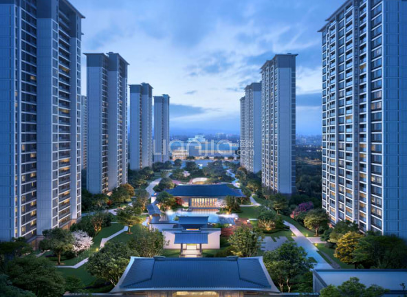 效果图建发银泰天悦住宅售罄桐庐/桐庐/环城南路建发银泰天悦3室/4室