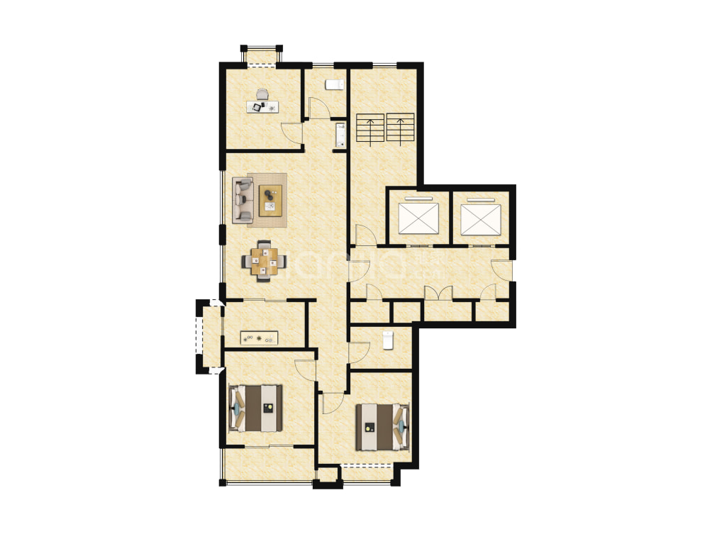 睿怡庭户型图(链家网)