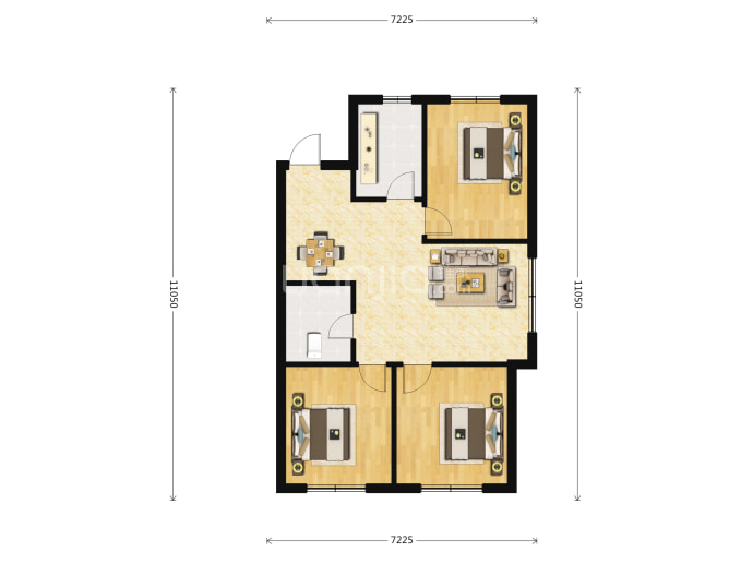 米兰颂--建面 94.07m²