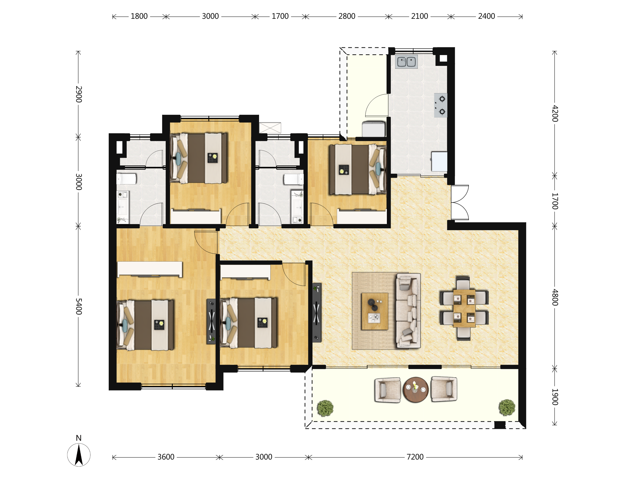 邦泰宽语户型图