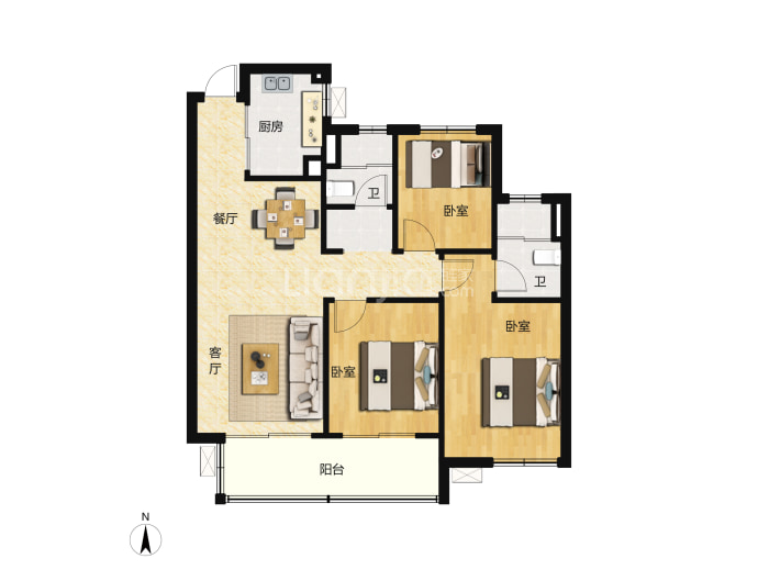 中城新时代--建面 89m²