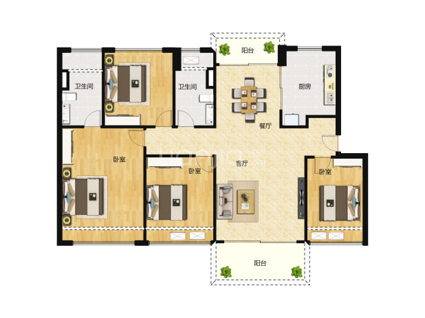 龙光玖龙府户型图