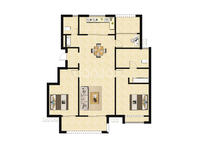 香悦四季--建面 111m²