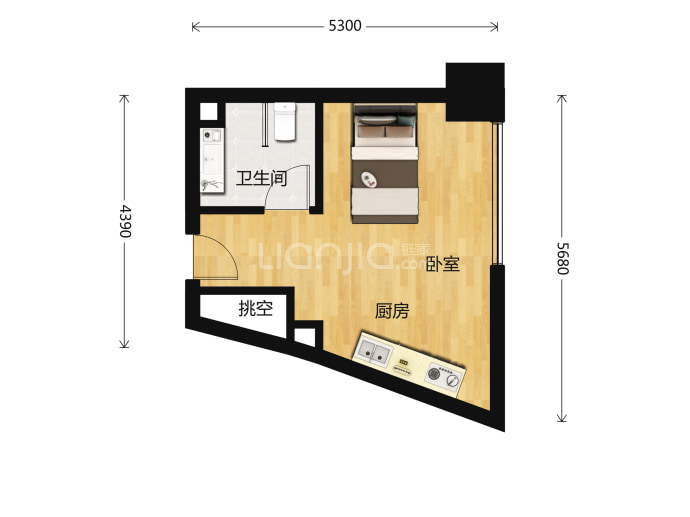 熙旺广场--建面 35.5m²