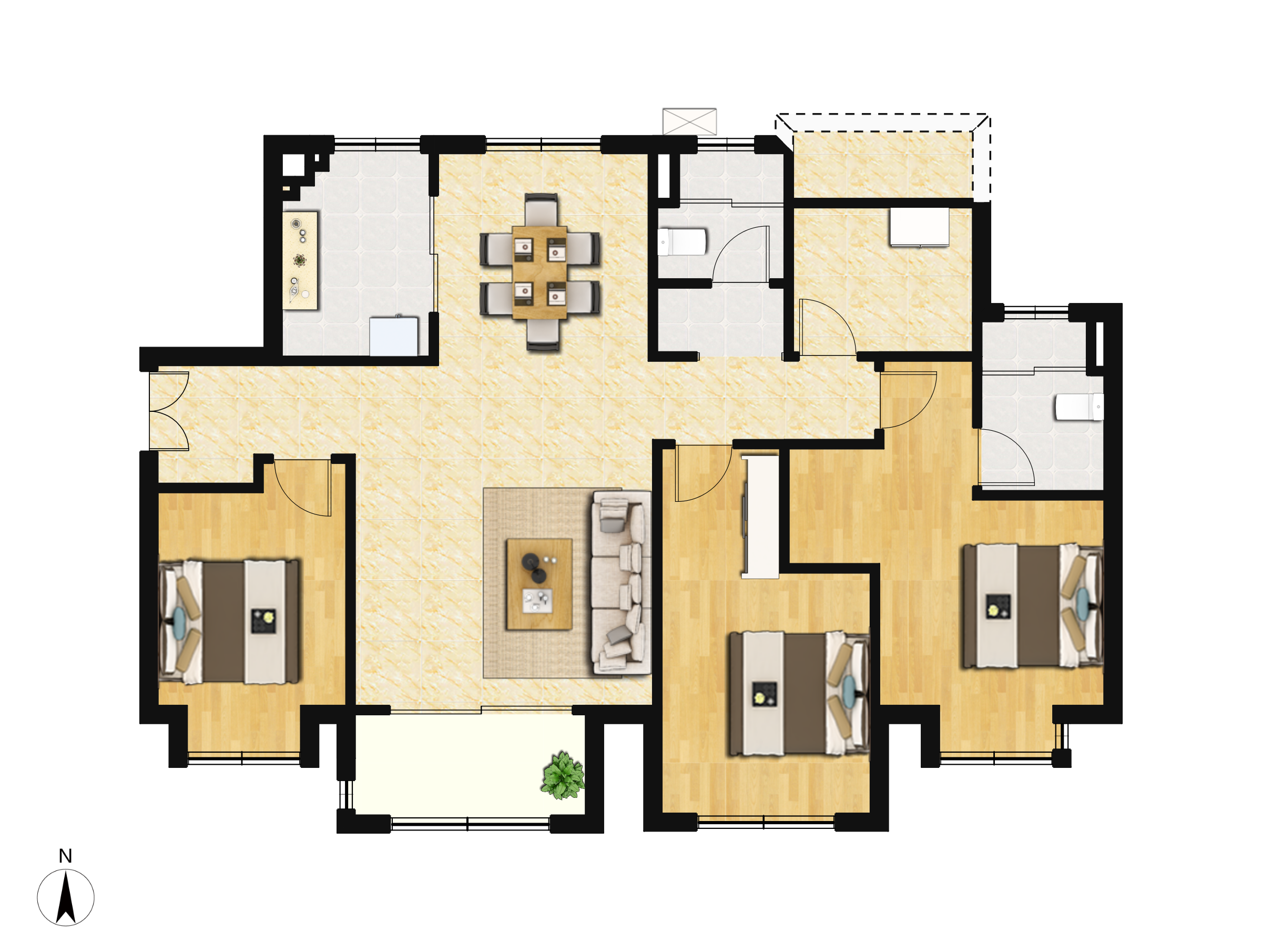 中南上悦城户型图