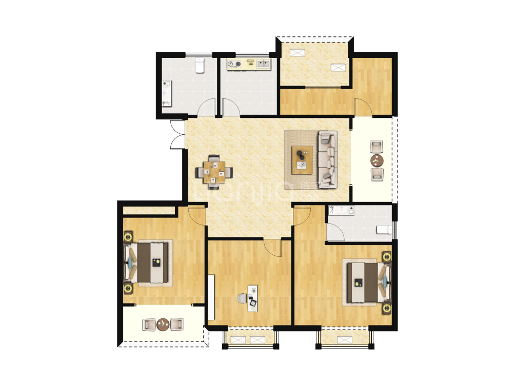 名悦华庭户型图(链家网)