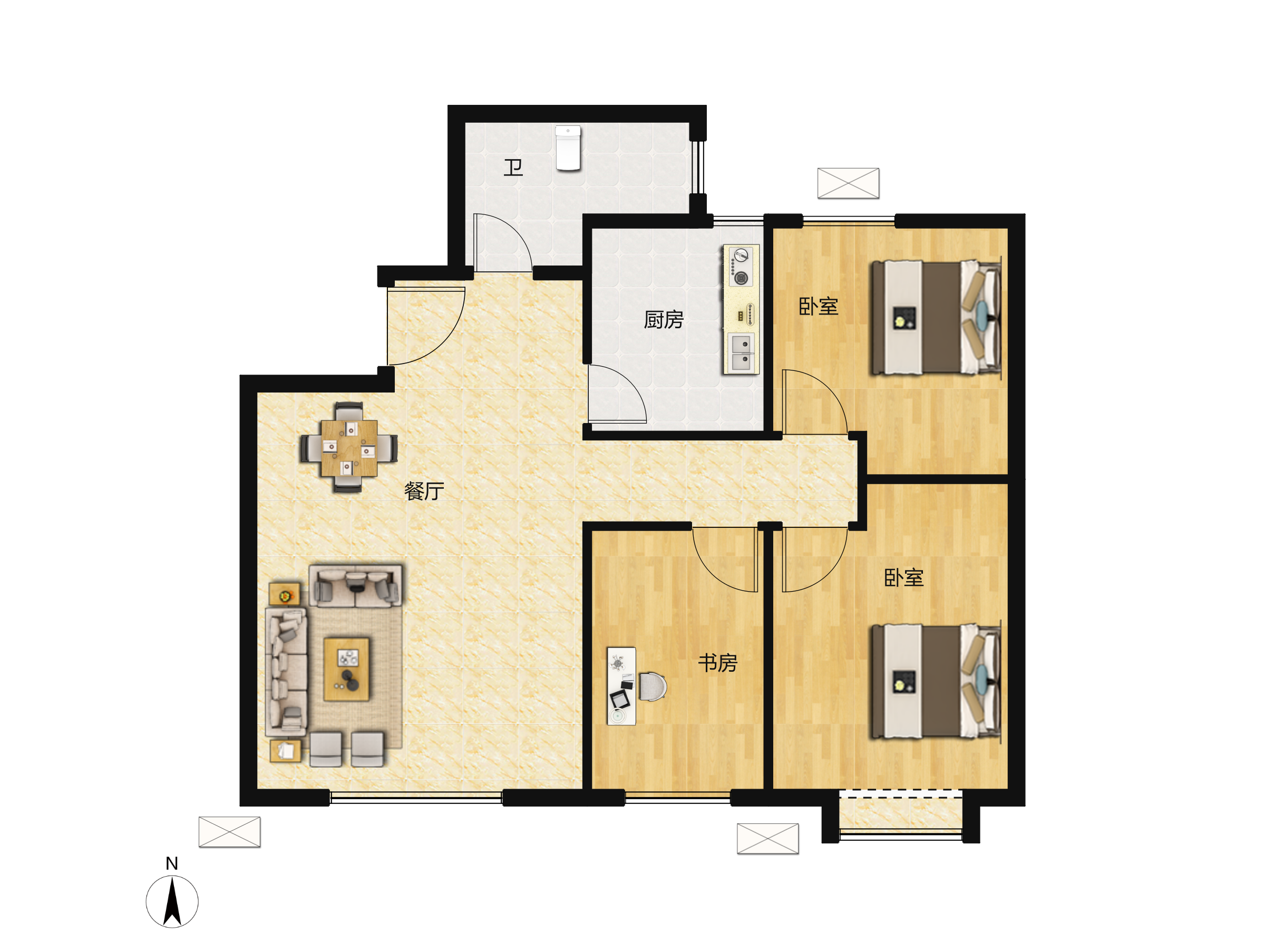 中交香颂户型图(中交香颂链家新房)