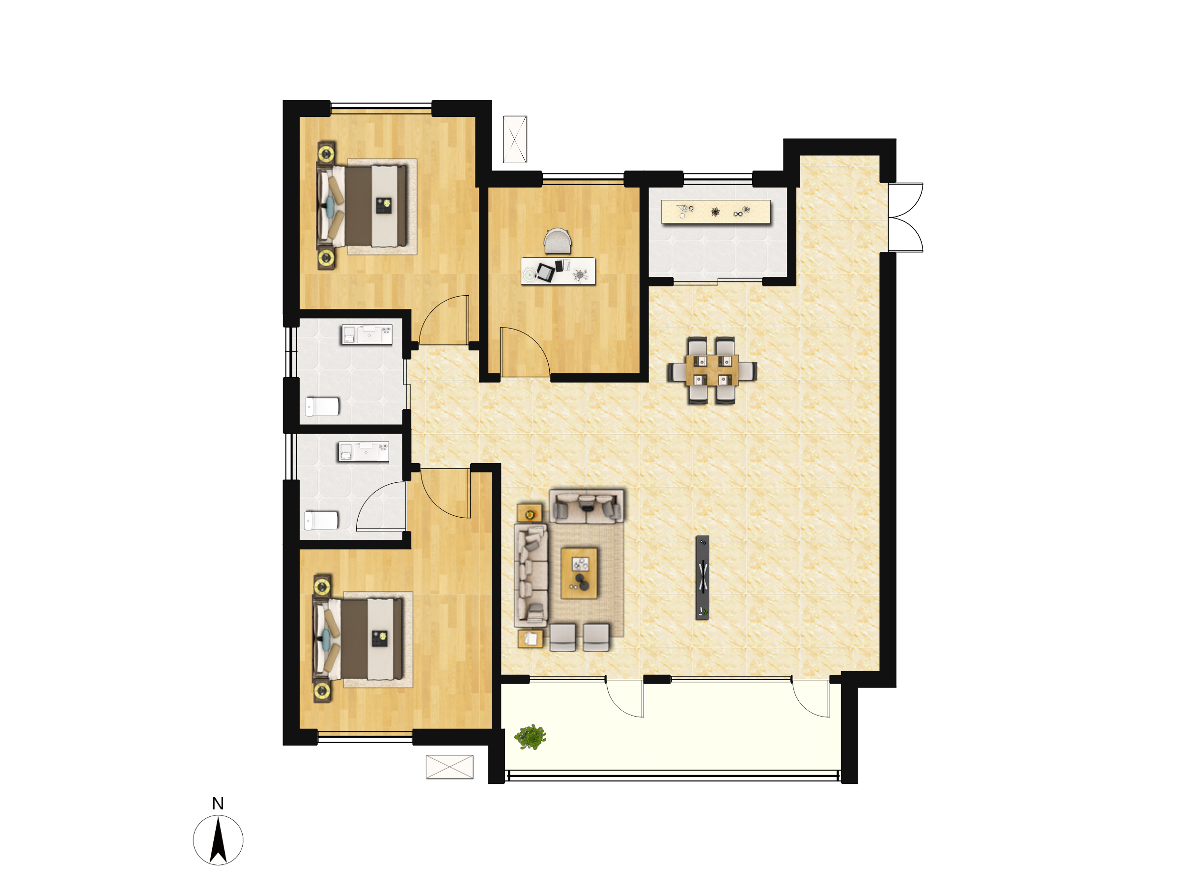 荣盛首府户型图