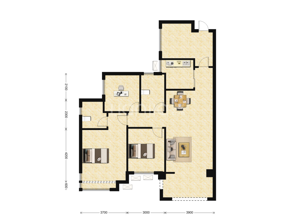 依云小镇户型图(链家网)