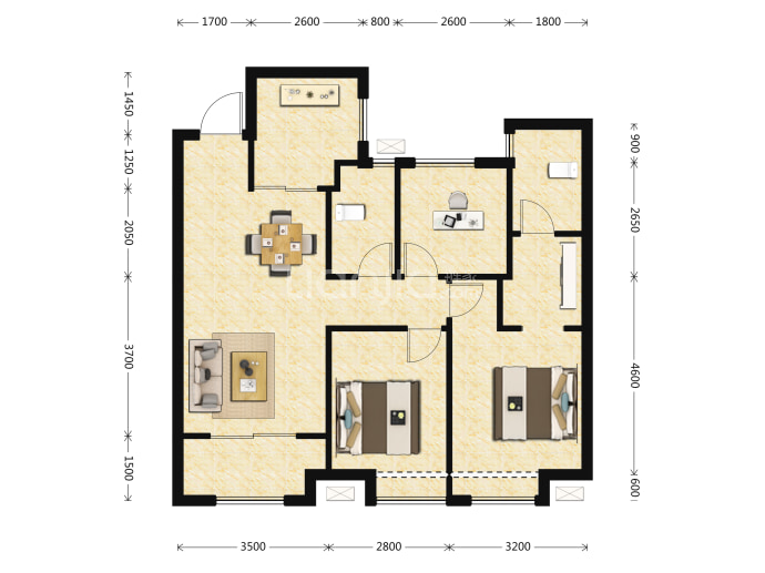 誉景澜庭--建面 102m²