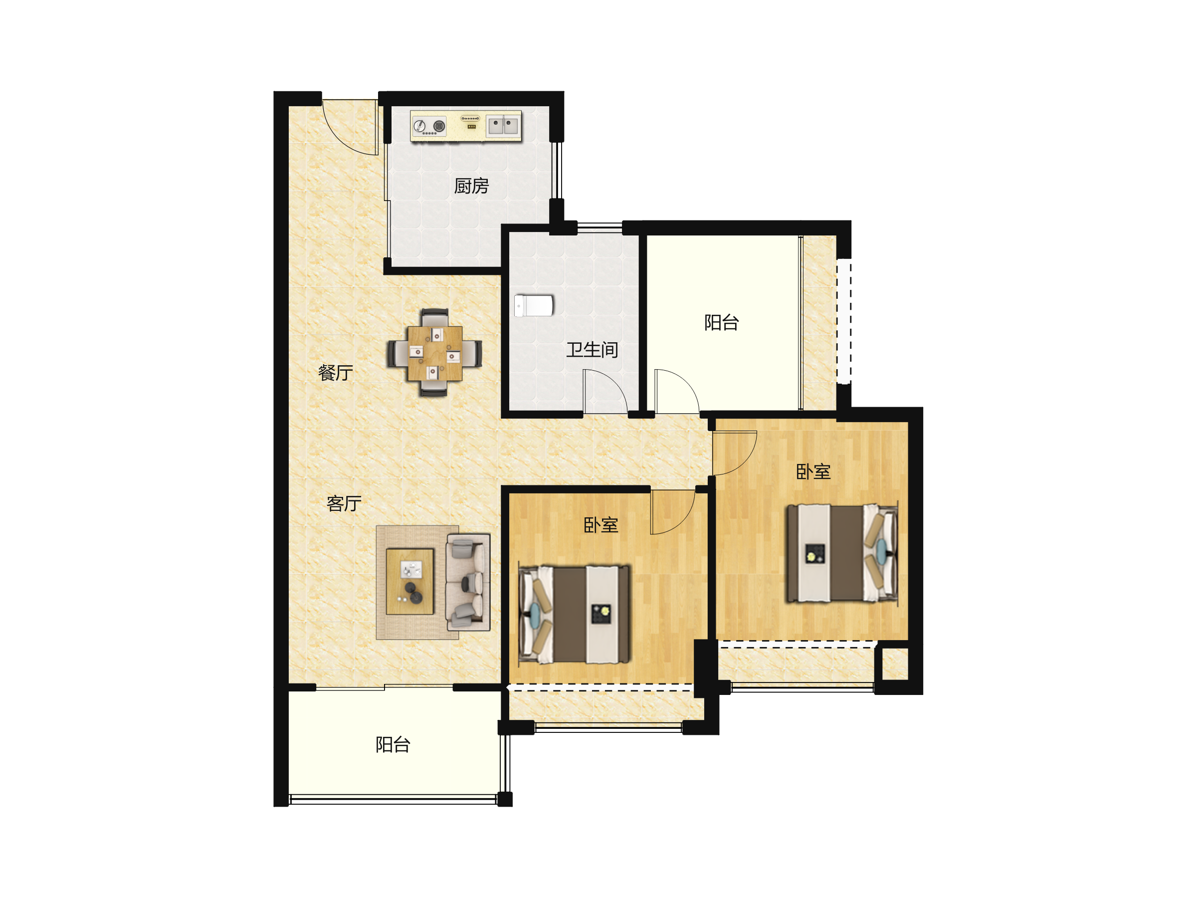 美的云筑户型图(美的云筑链家新房)