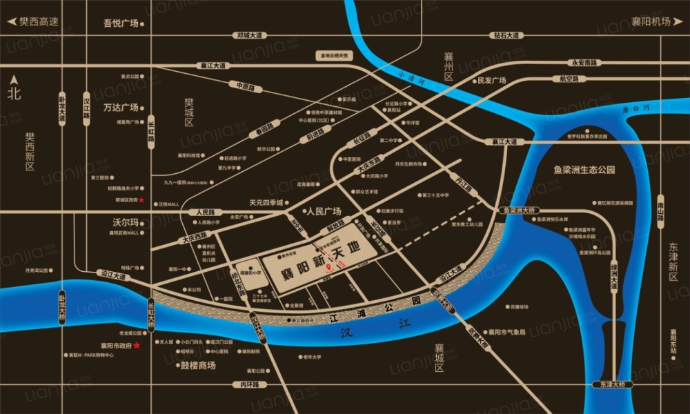 新天地·襄乐府区位
