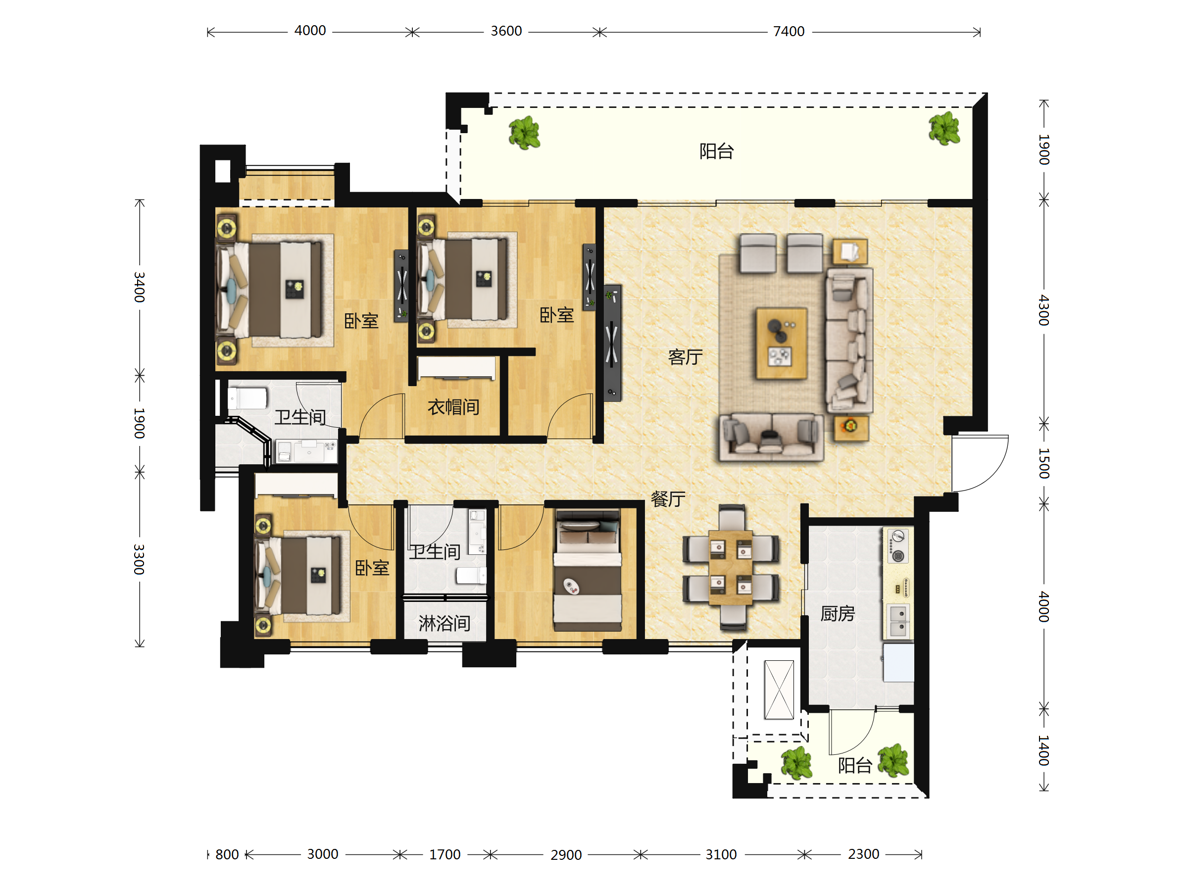 中建天府公馆户型图(中建天府公馆链家新房)