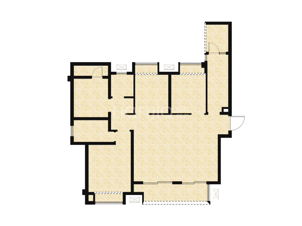 华润置地润西山户型图(链家网)