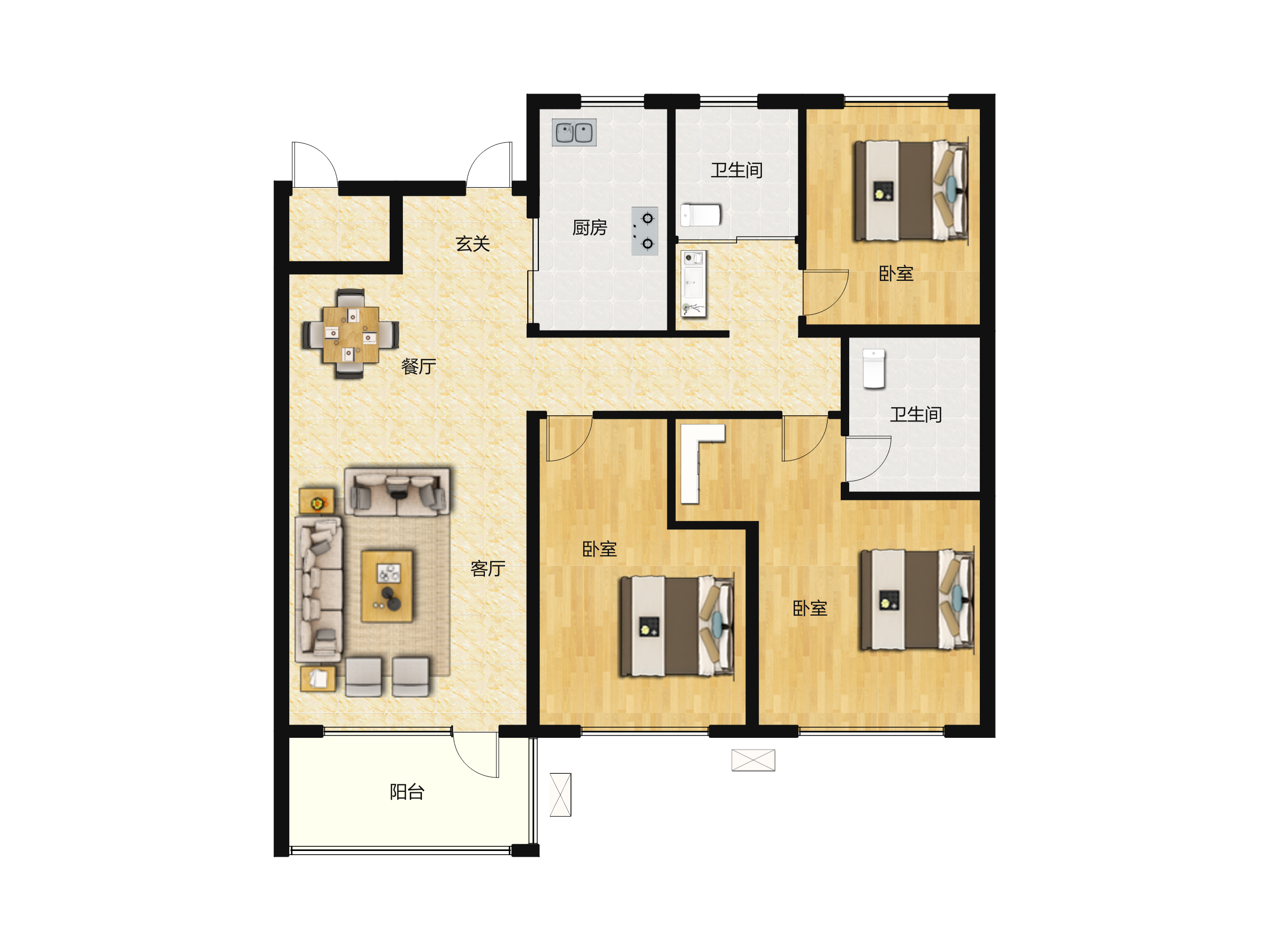 华润置地静安府户型图