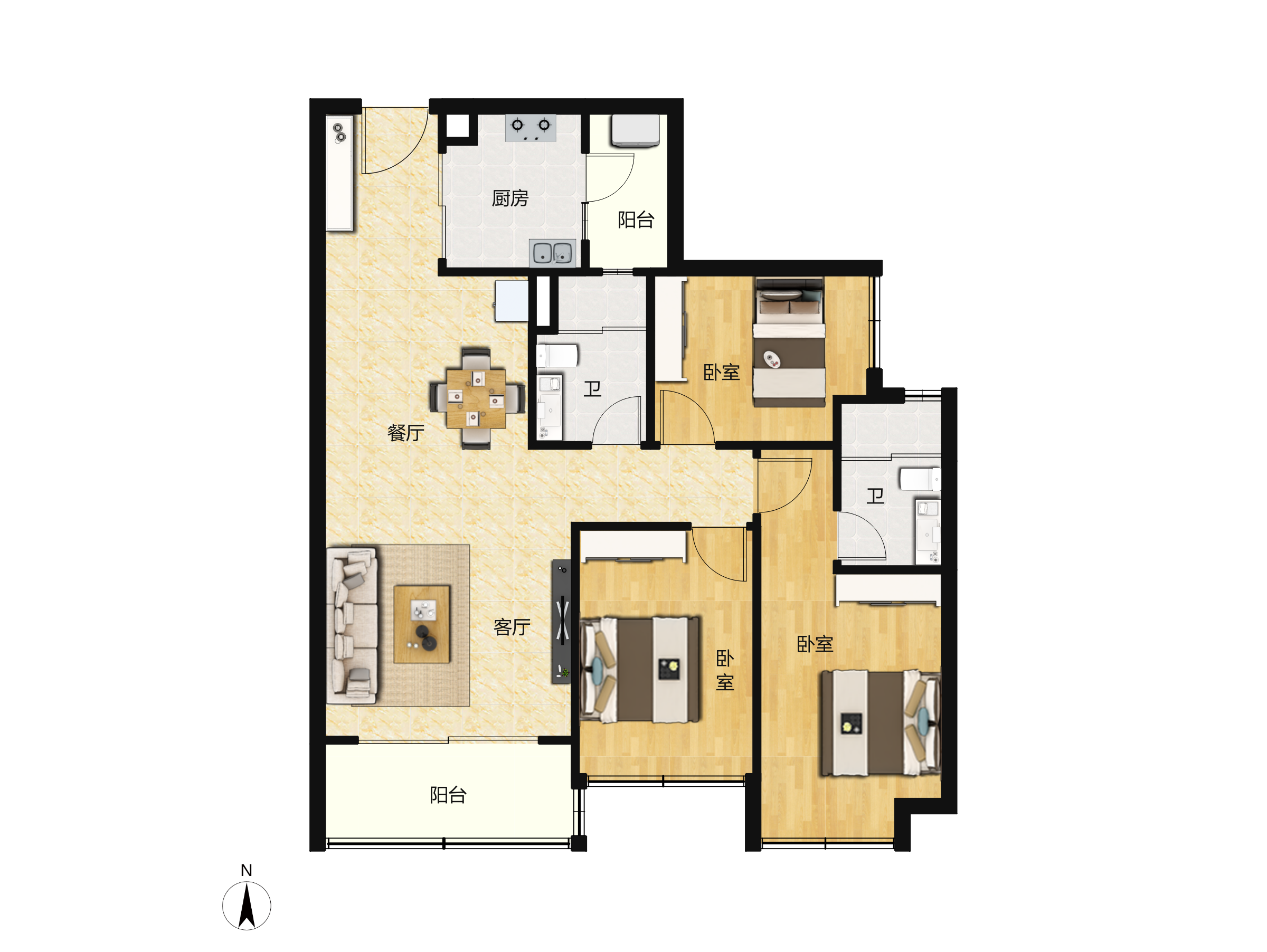 星河东悦湾户型图(星河东悦湾链家新房)