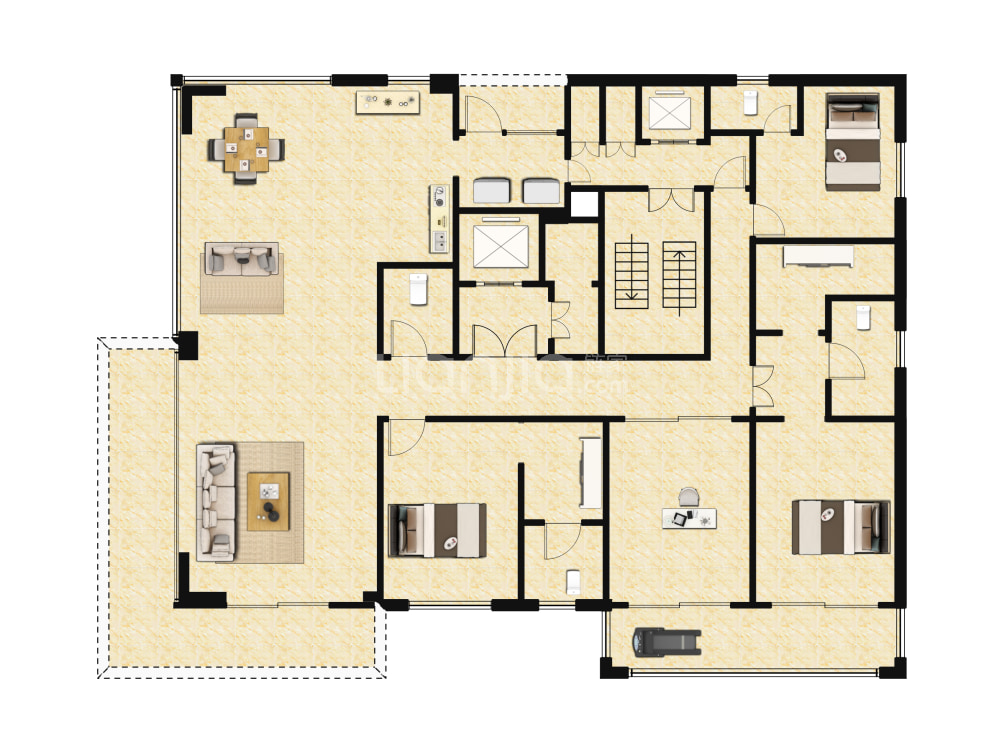 清凉山居户型图(链家网)