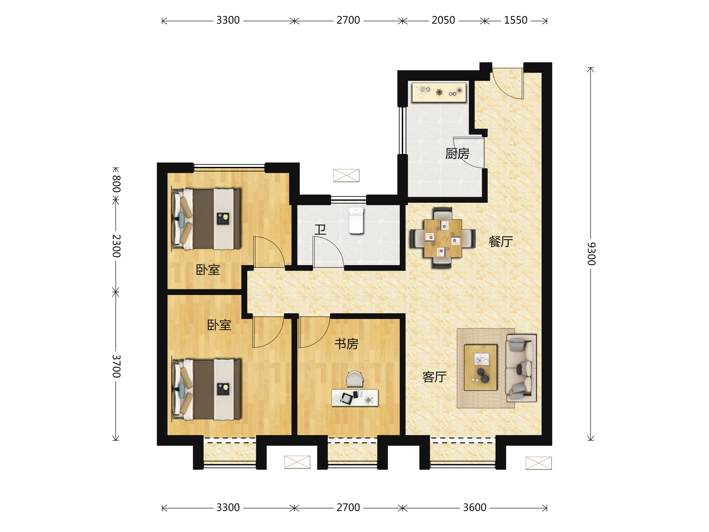 天津凯旋门户型图