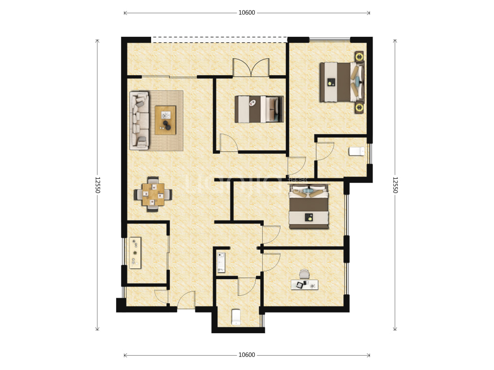东原璞阅户型图(链家网)