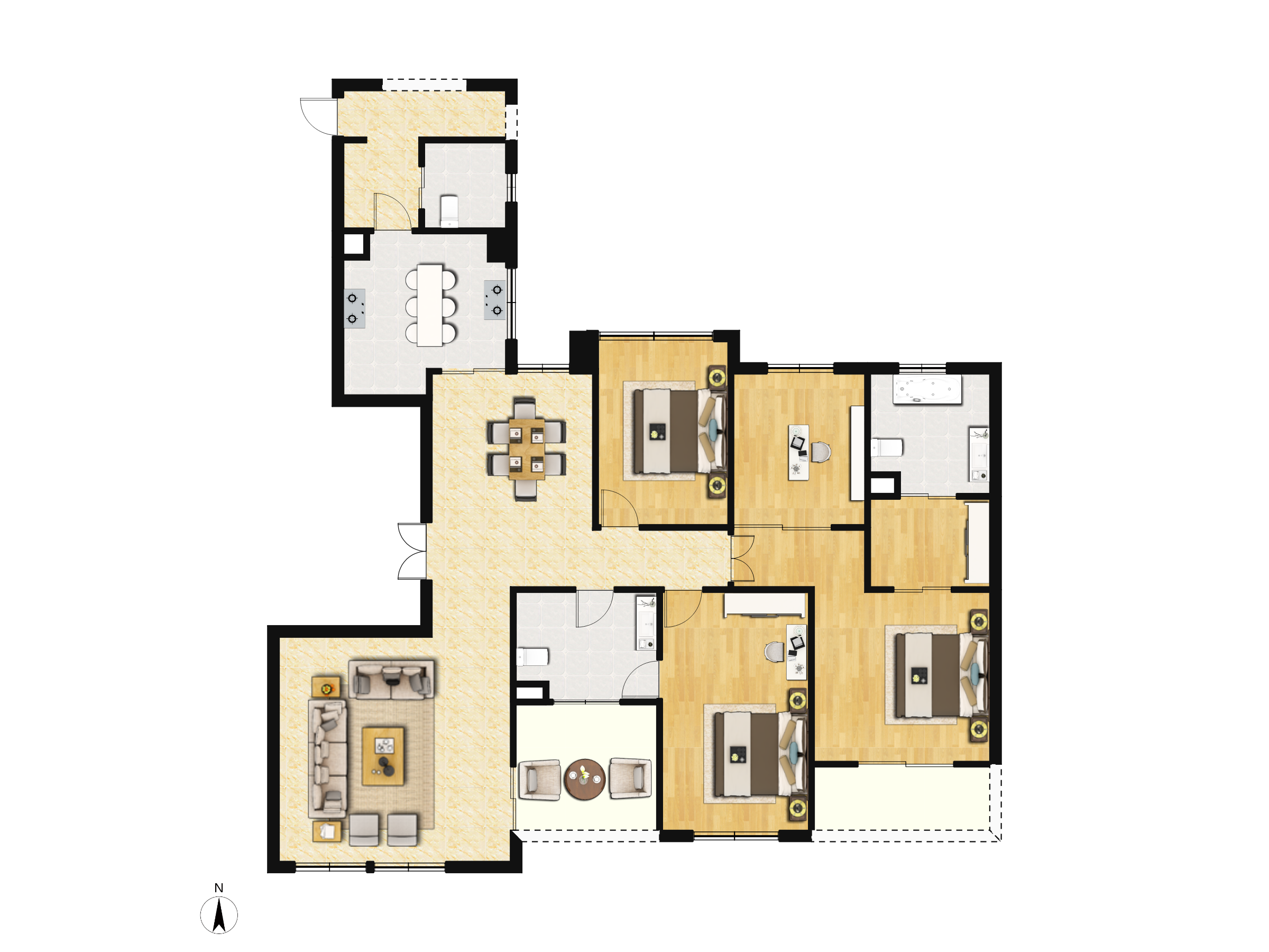 天安曼哈顿户型图