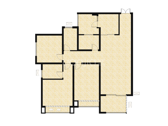 富州平顶山--套内 91m²