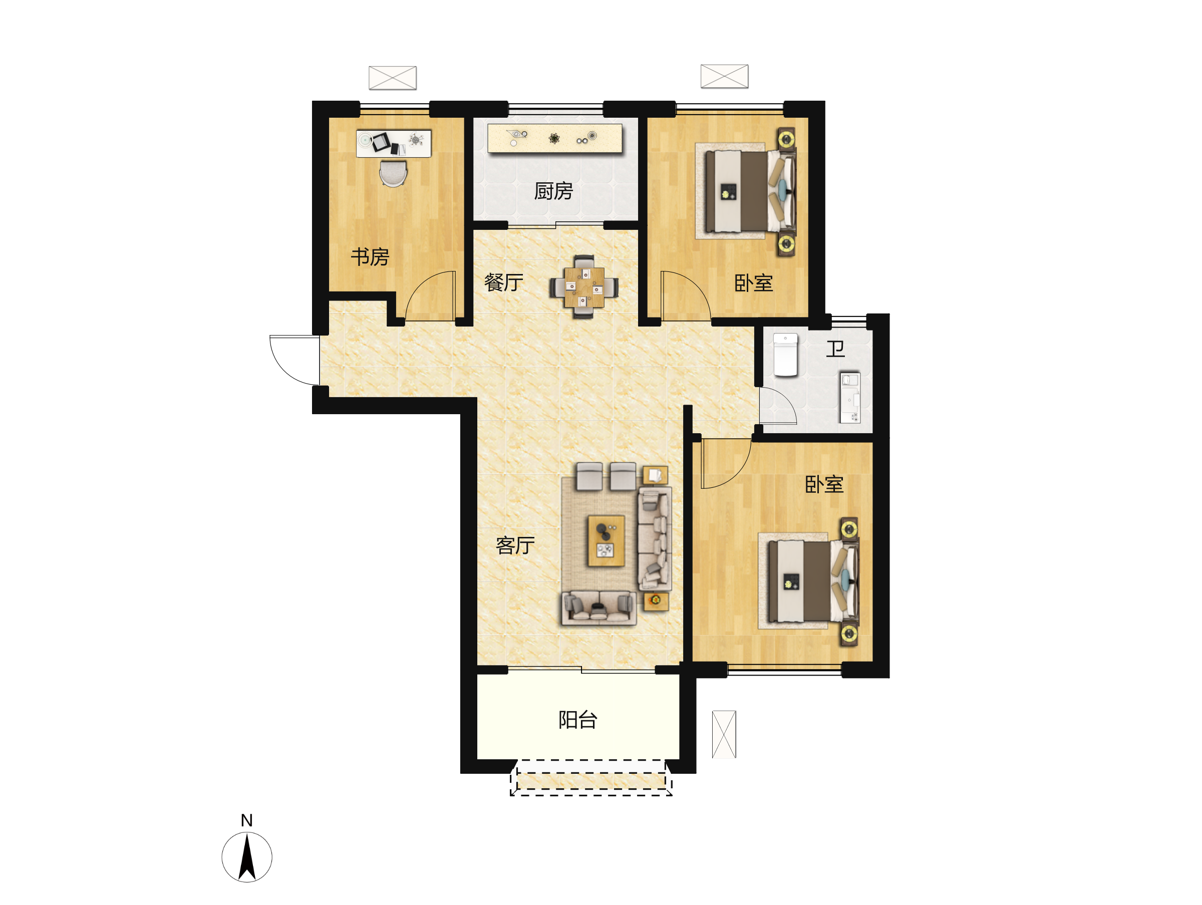保利天禧户型图