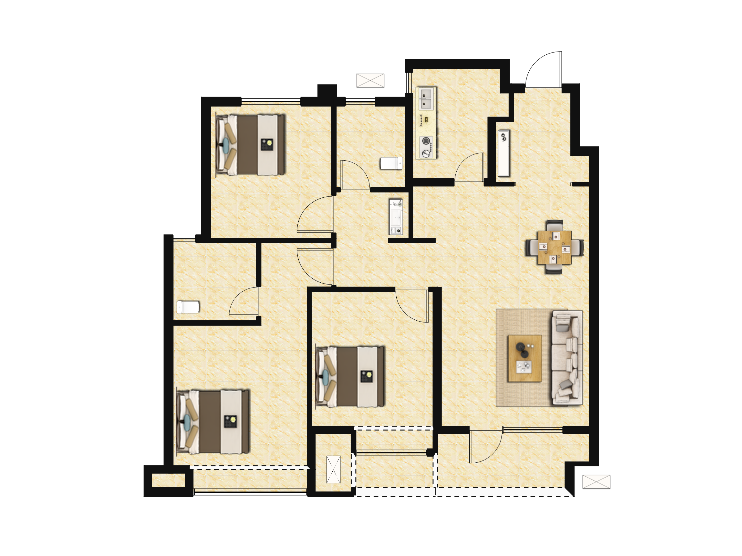 万科中南府户型图(万科中南府链家新房)