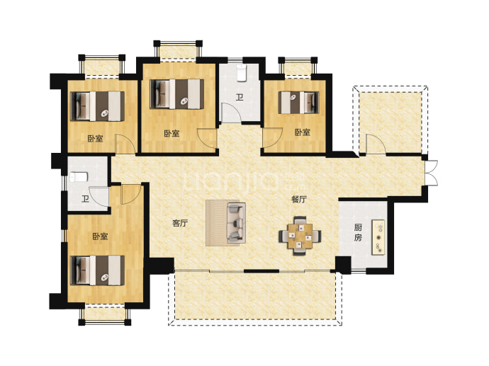 建工城户型图片