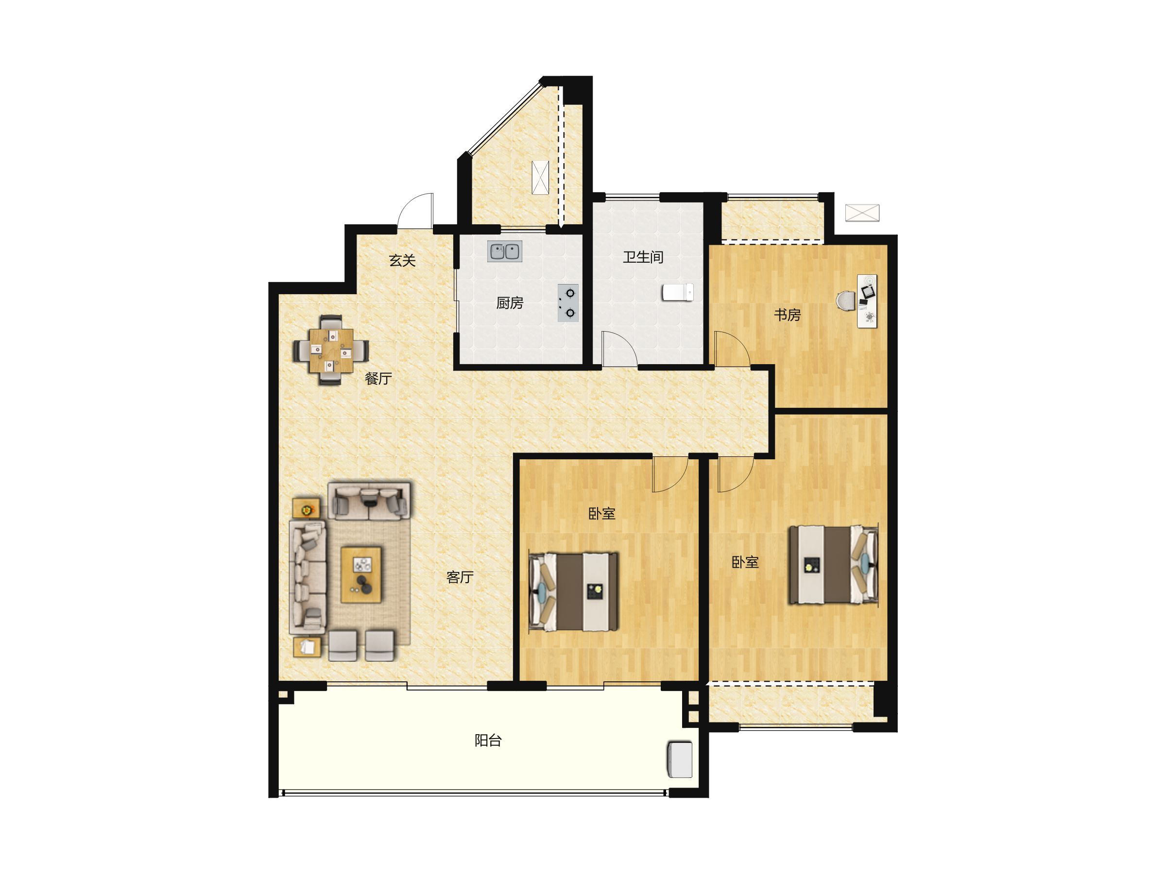 江山云樾府户型图