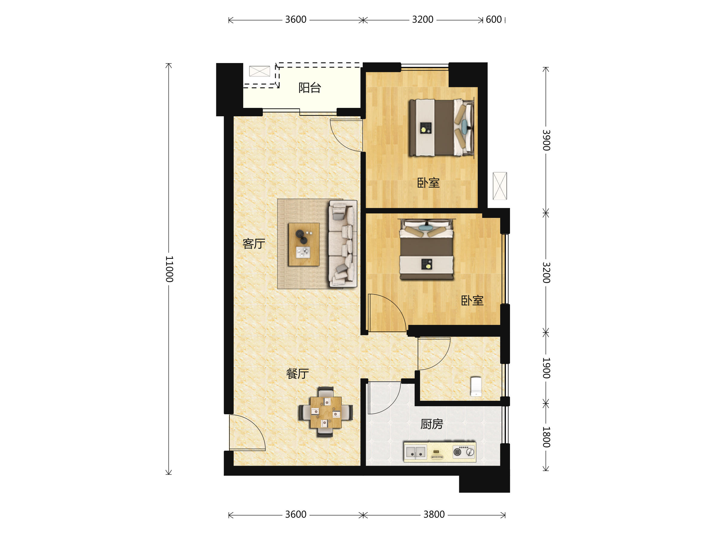 津城壹号户型图