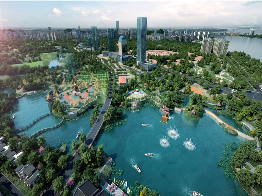 湘江富力城实景图