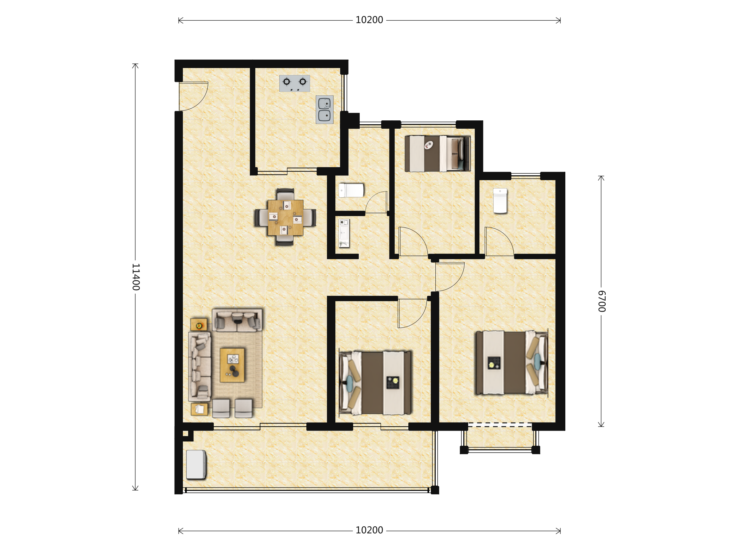 万科城户型图(万科城链家新房)