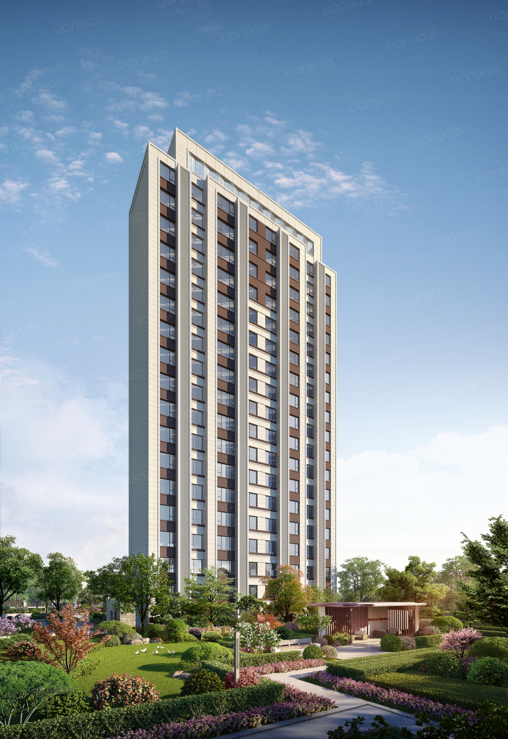 万科翡翠滨江图片_万科翡翠滨江实景图(沈阳链家新房)