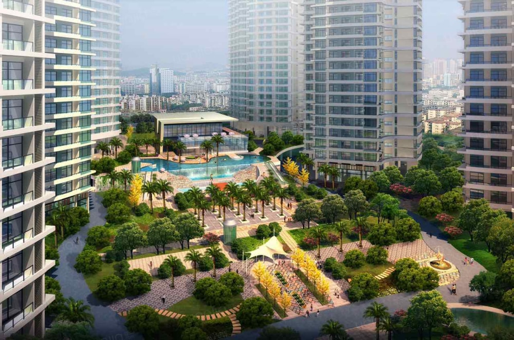 强盛城市海岸效果图