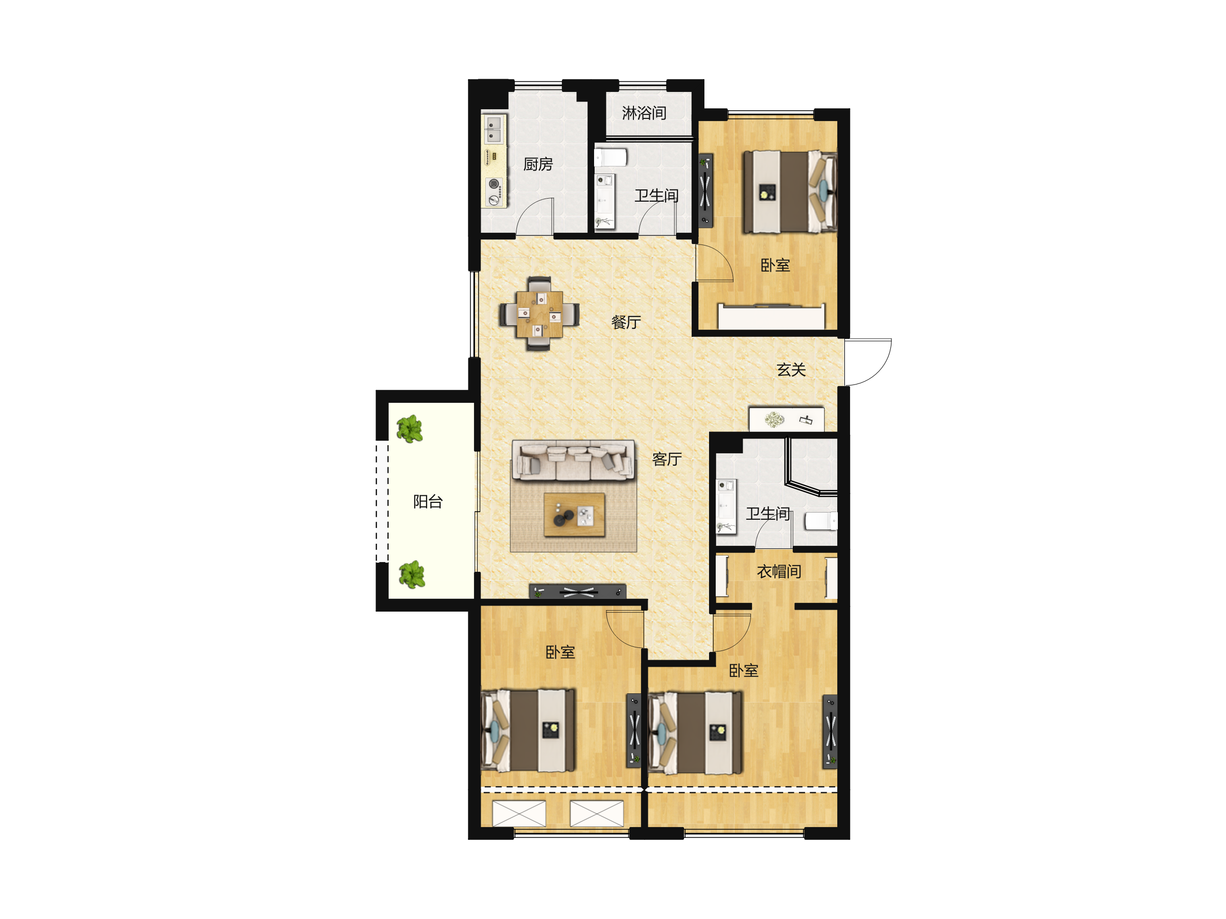 盛澳金尊府户型图(盛澳金尊府链家新房)