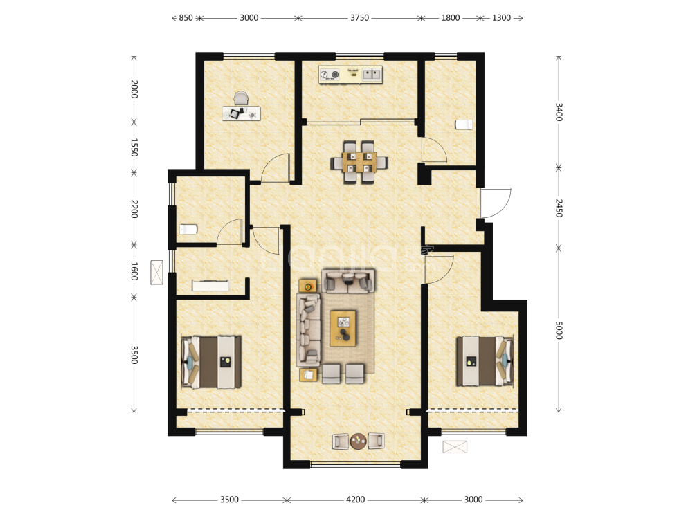 华润置地万象府户型图(链家网)