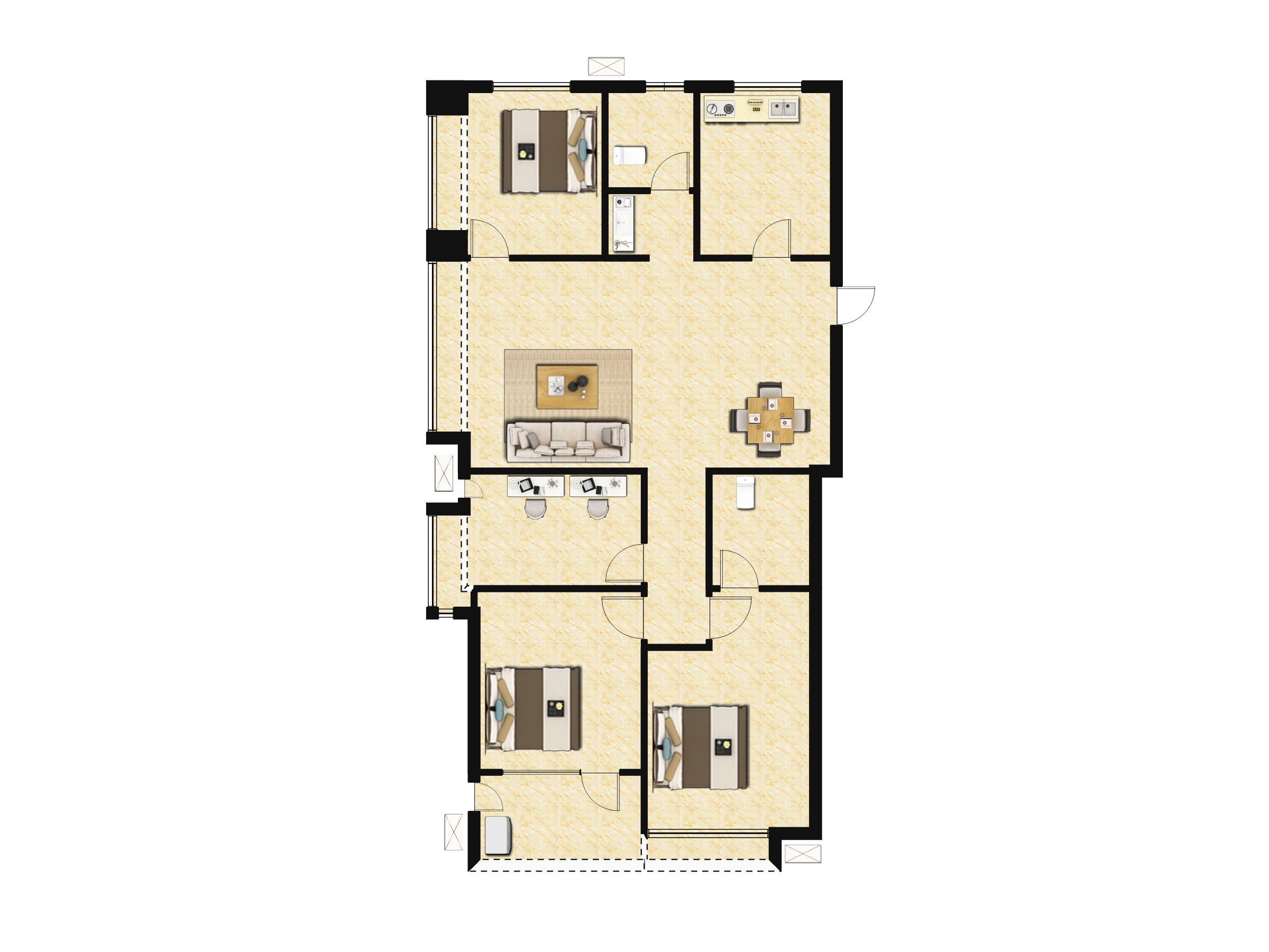 万科中南府户型图