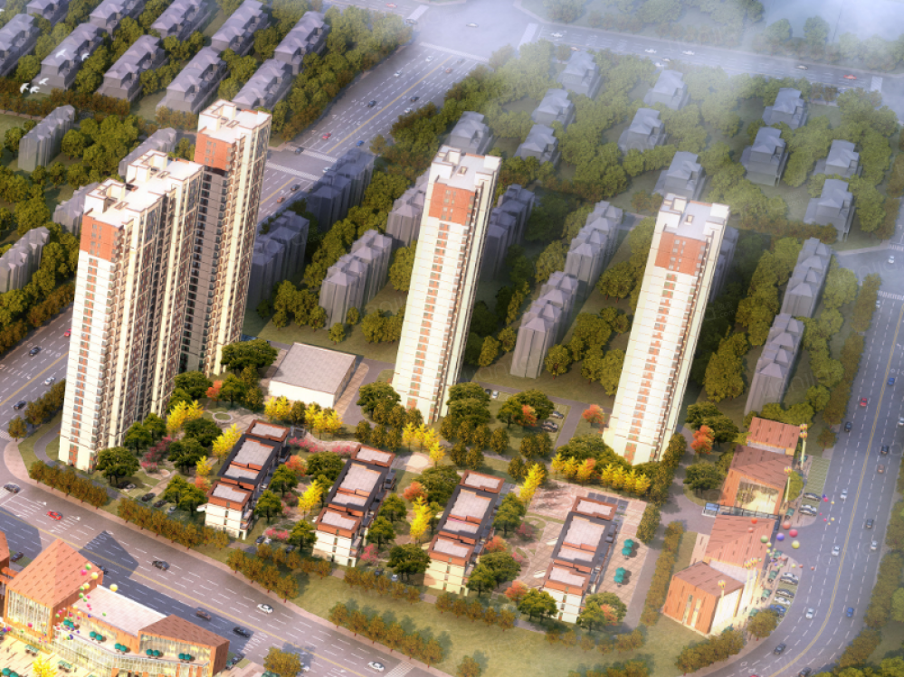 万科春和景明效果图