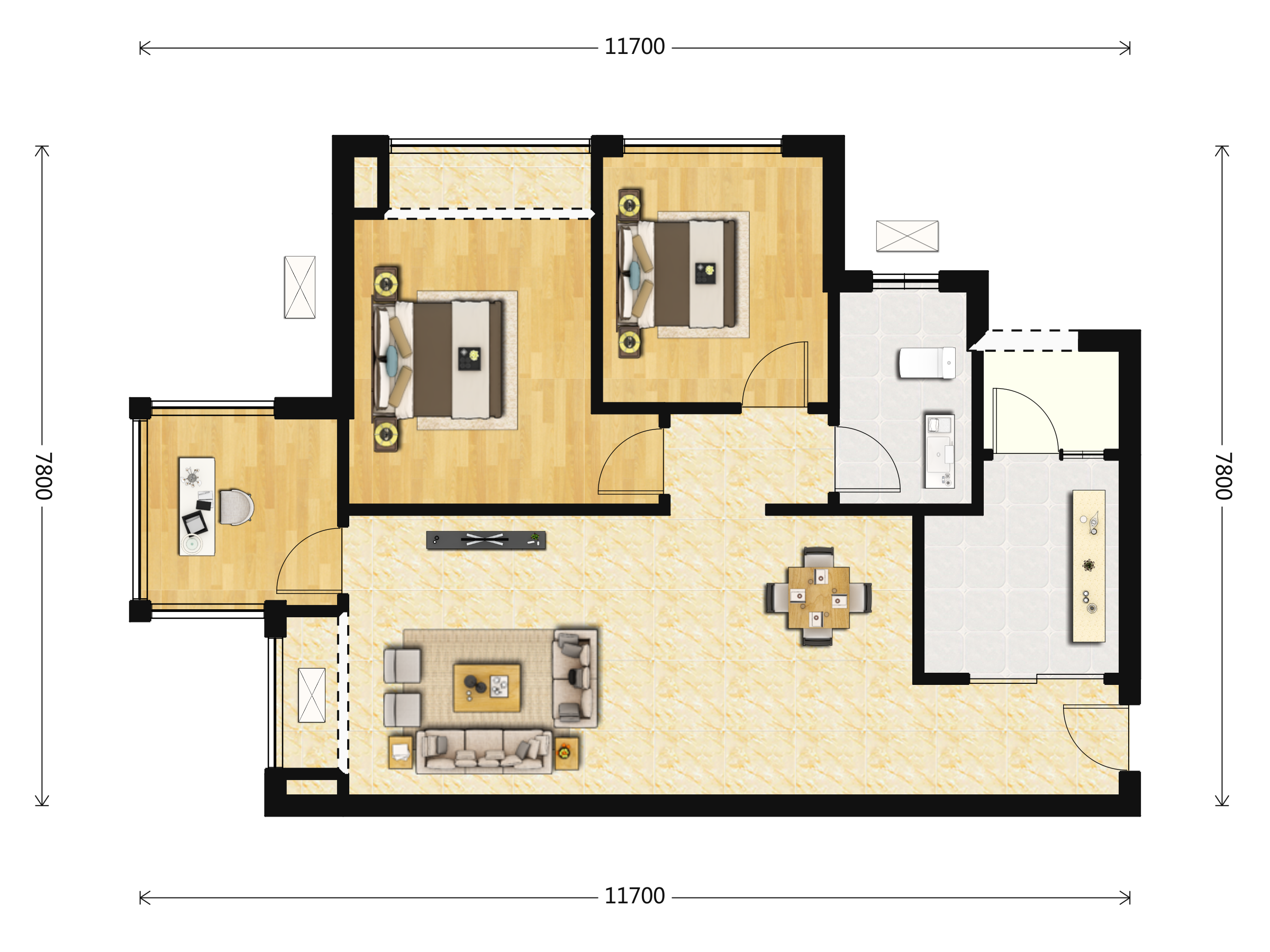 金科碧桂园旭辉千江凌云户型图