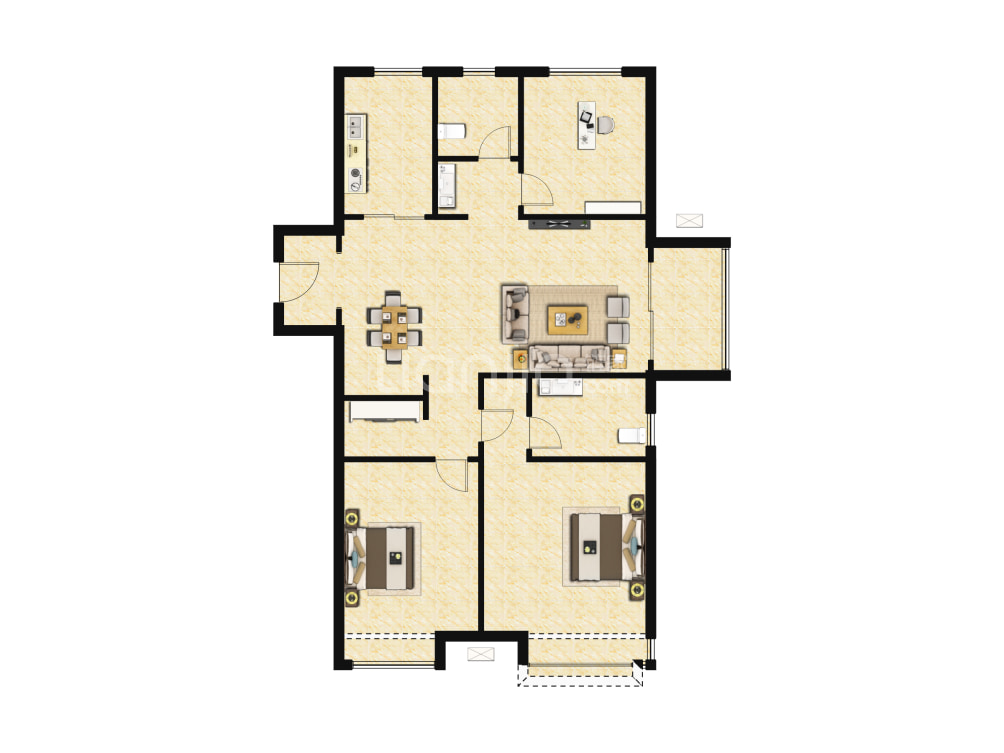 锦悦府户型图(链家网)