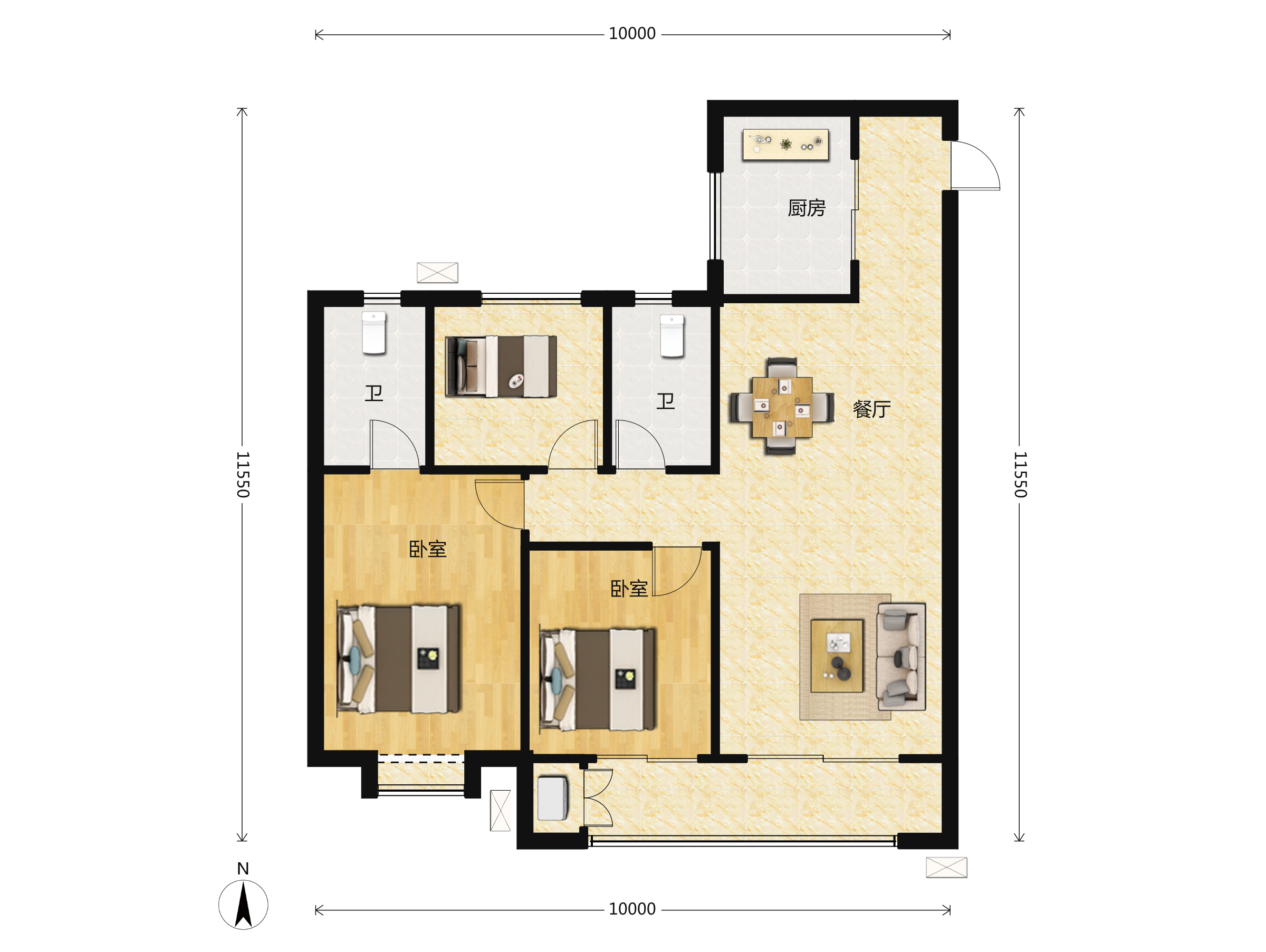 保利和光尘樾户型图