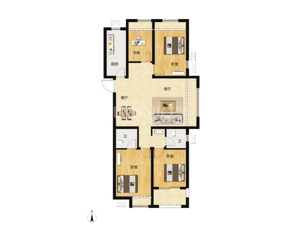 朗悦公园府户型图