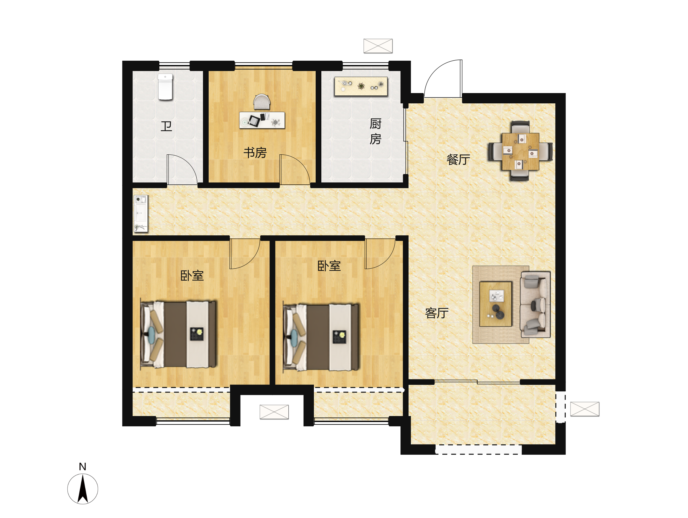 朗悦公园府户型图
