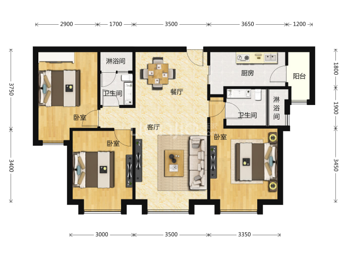 合景寰汇公馆--建面 111m²