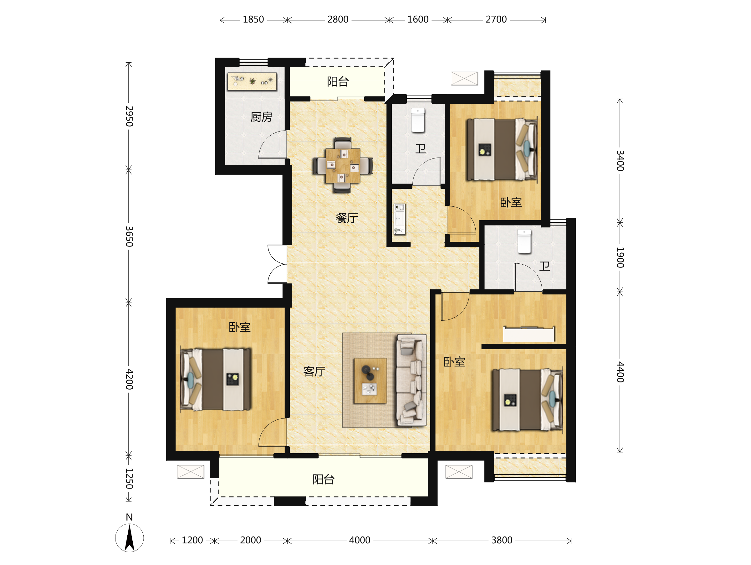 新影华翔城户型图(新影华翔城链家新房)