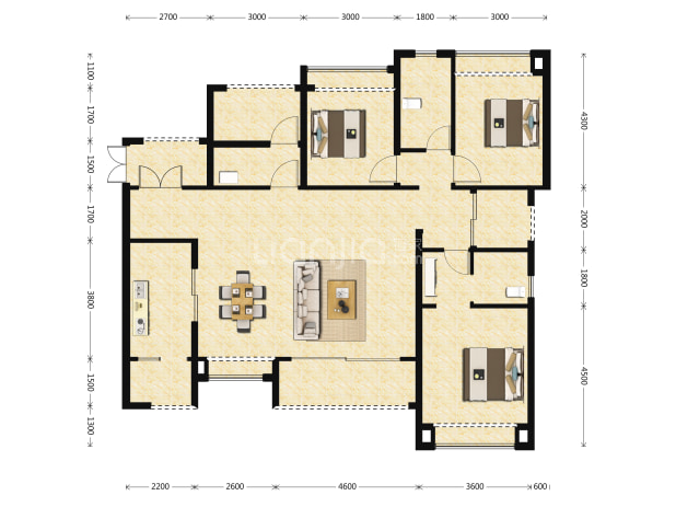 华熙528艺术村户型图