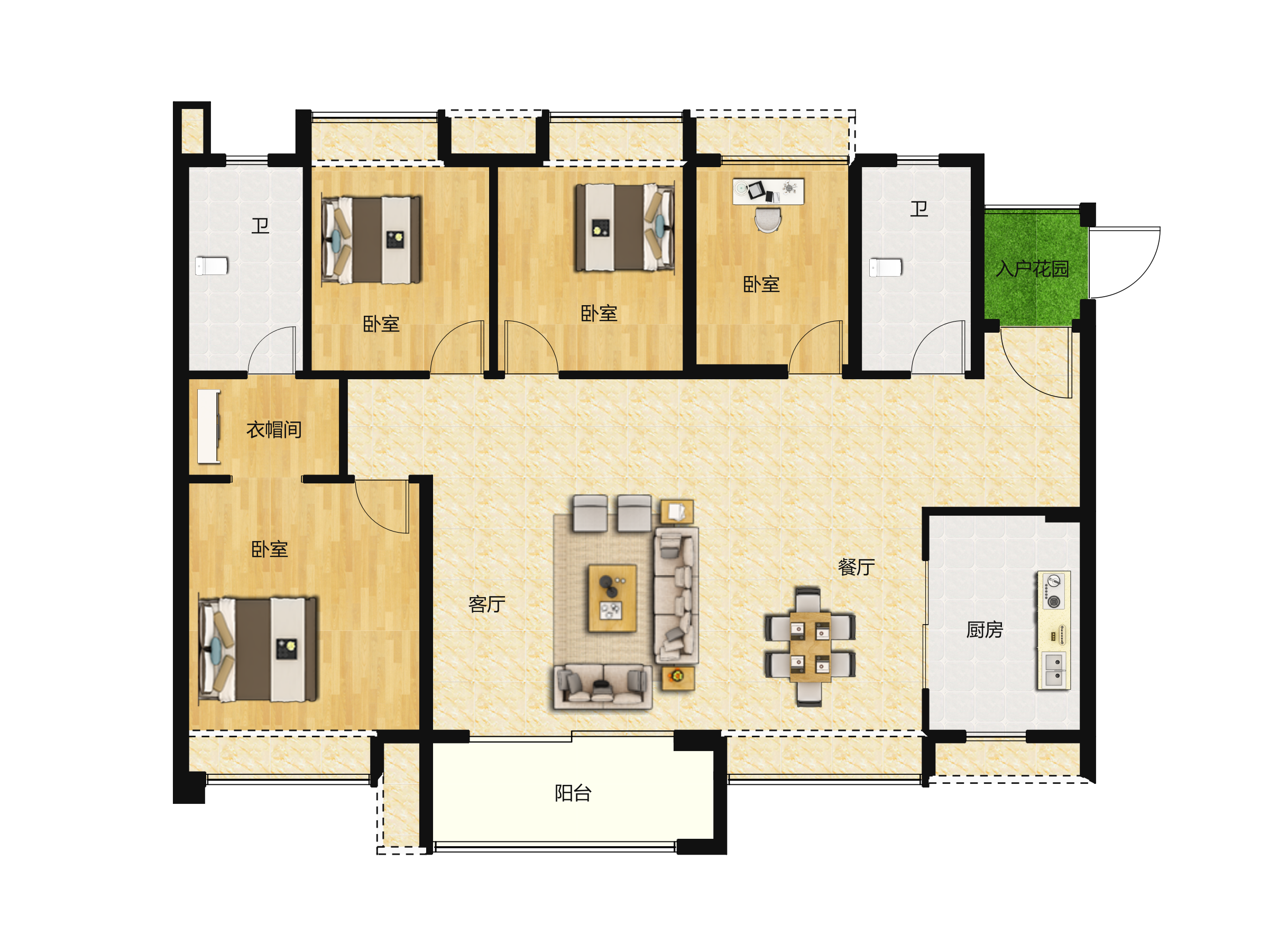 美的云筑户型图(美的云筑链家新房)