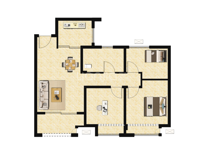 海伦堡·梁溪本源--建面 86m²